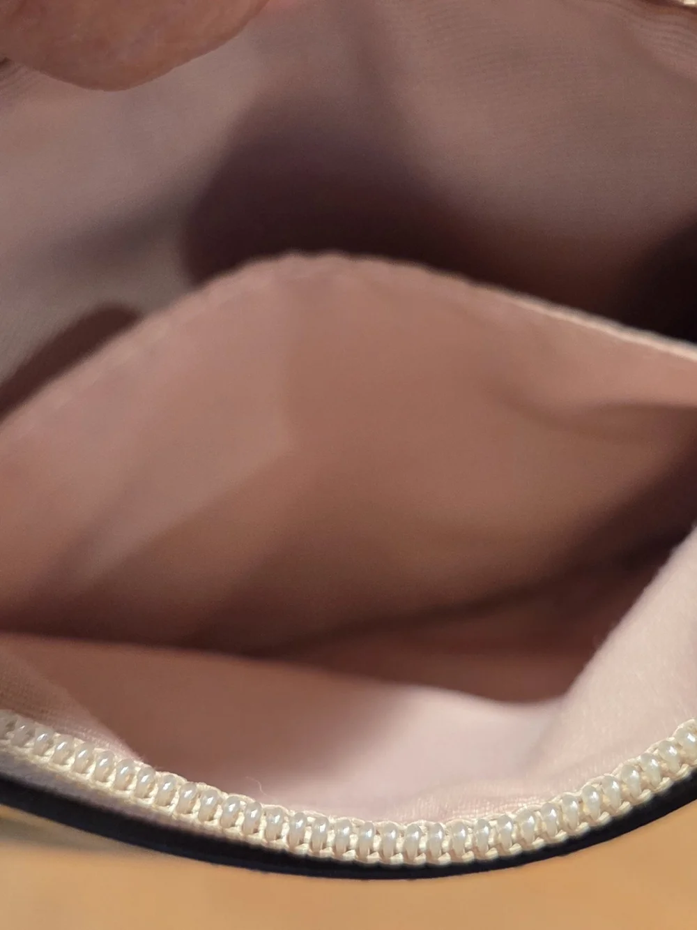 Coach wristlet tan